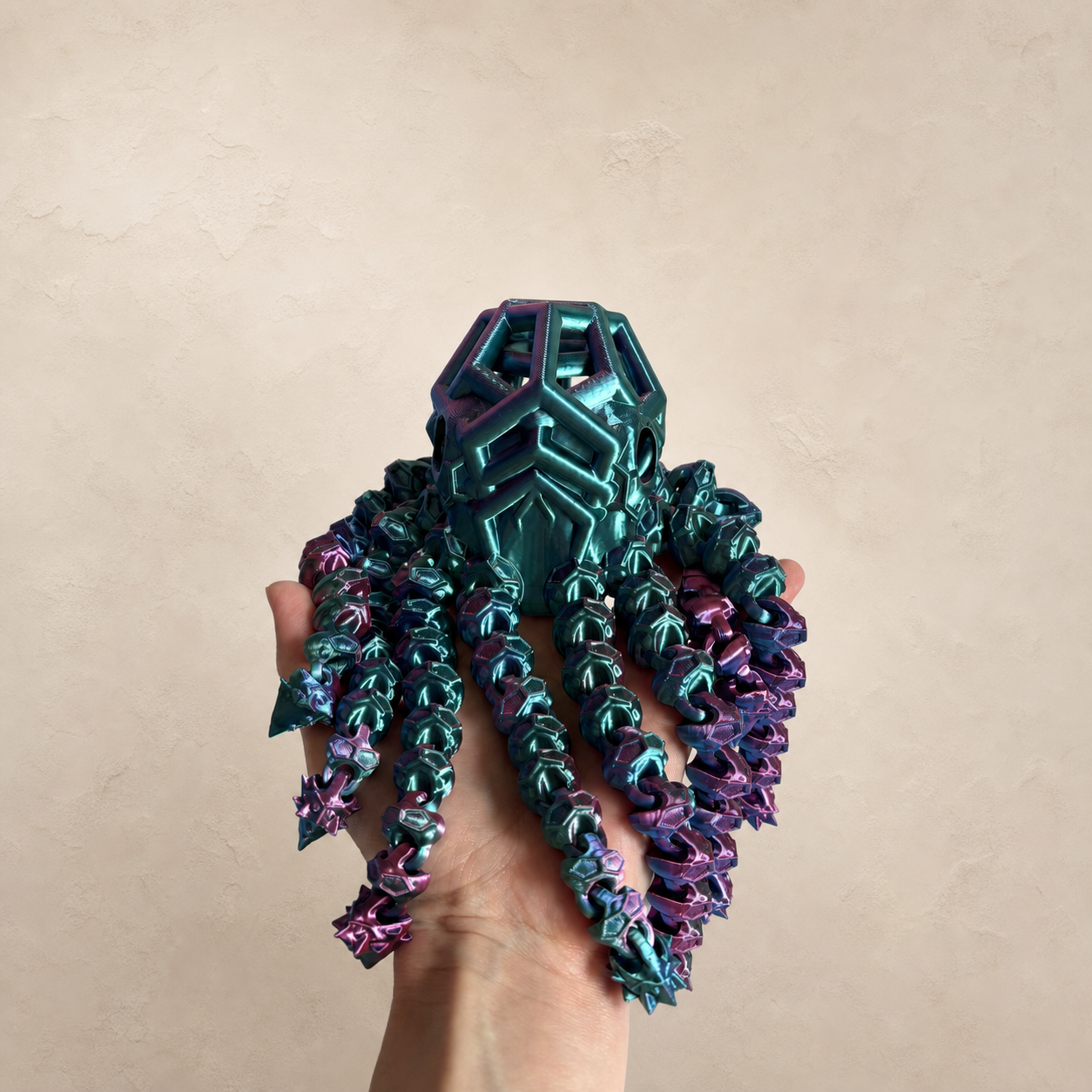 Articulated Void Octopus real product photo 5